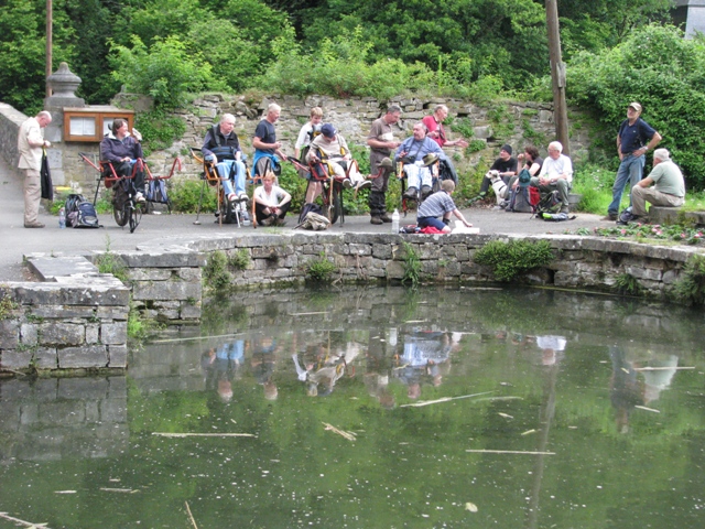 randonnée sportive avec joëlettes, Marche-les-Dames, 2012